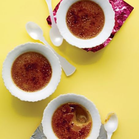 Malted-Milk Cremes Brulees
