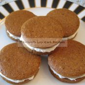 Low Carb Gingerbread Whoopie Pies