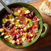 Minestrone with Tubettini and Capicola