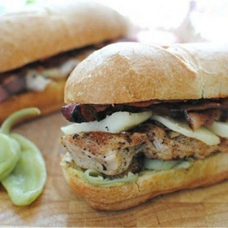 Loaded Italian Chicken Sub Sandwiches