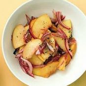 Peach and Red-Onion Relish with Grilled Pork Chops