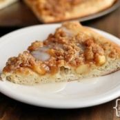 Apple Cinnamon Streusel Dessert Pizza with Picture