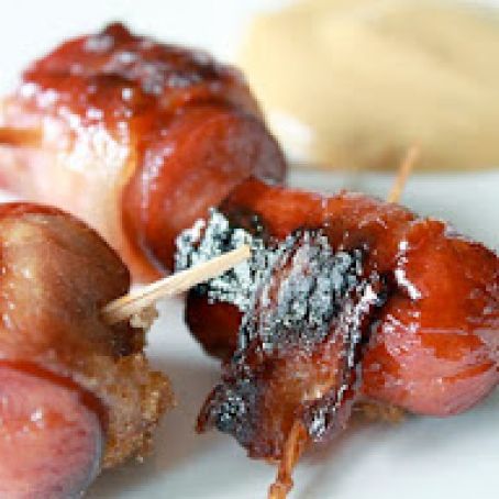 Bacon Wrapped Sausage (smoker)