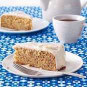 Banana Snack Cake with Brown-Butter Icing