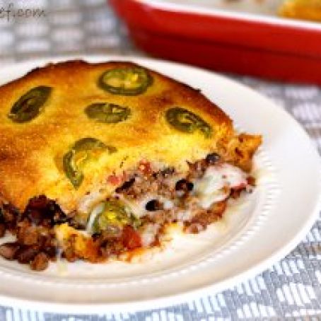 Chili Cornbread Pot Pie