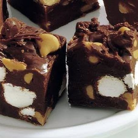 Peanut Rocky Road Fudge