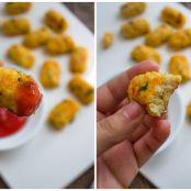 Skinny Baked Cauliflower Tots