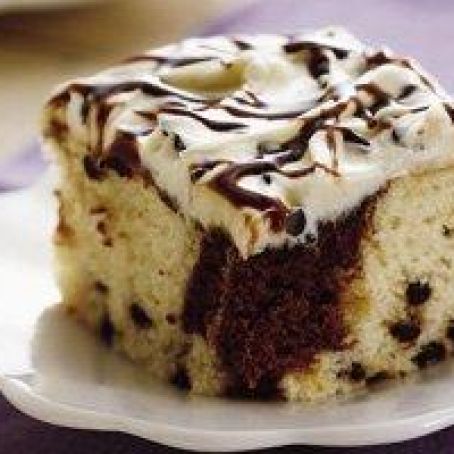 Chocolate Chip Marble Cake