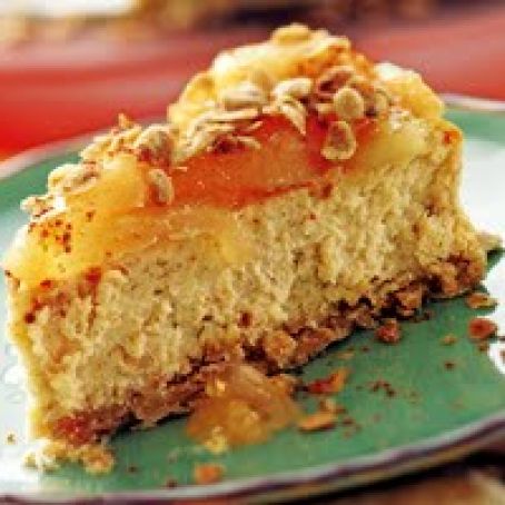 Apple Cinnamon Streusel Cheesecake