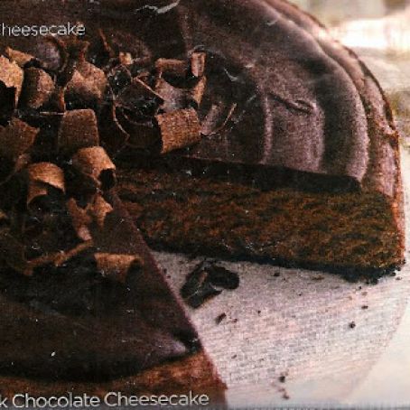Deep Chocolate Cheesecake