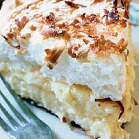 Coconut Custard Meringue Pie