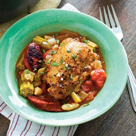 Cajun Chicken Cassoulet