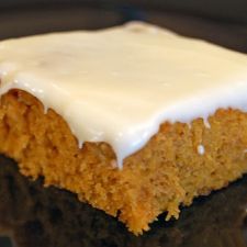 PUMPKIN SHEET CAKE WITH CREAM CHEESE FROSTING