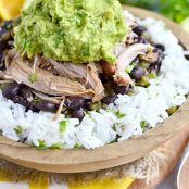 Crock Pot Mojo Pork with Cuban-Style Black Beans