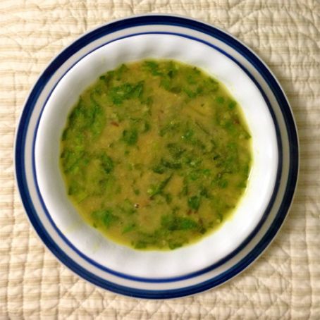 Creamy Lentil Spinach Soup