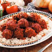 Grandma's Porcupine Meatballs