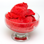 Strawberry Lemon Sorbet