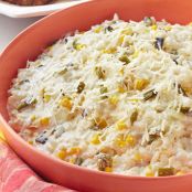 Creamy Poblano Rice with Corn