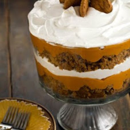 Paula Deen's Pumpkin Gingerbread Trifle