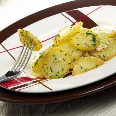 Fried Potatoes with Garlic and Parsley