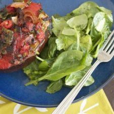 Braised Eggplant & Tomatoes