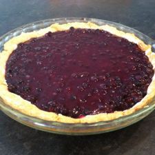 Wild Maine Blueberry Glaze Pie