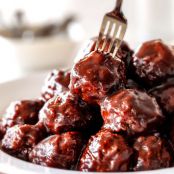 Slow Cooker Korean Meatballs