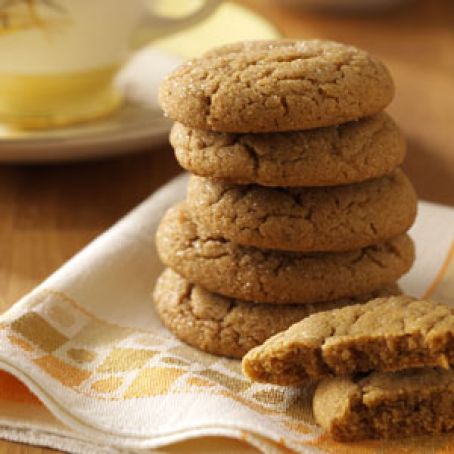 Lara's Tender Gingersnaps Recipe