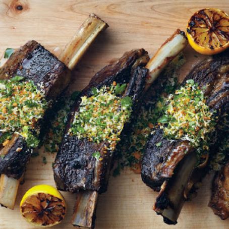 Slow-Cooked Short Ribs with Gremolata