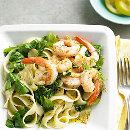 Lemon-Dill Shrimp & Pasta