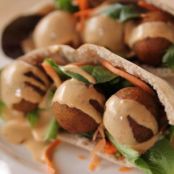 Falafel with Chipotle Tahini Dip