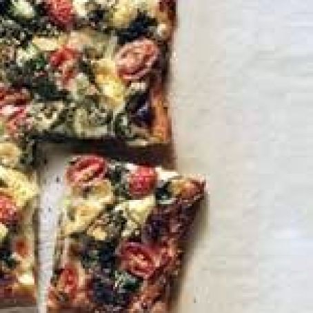 Artichoke, Tomato and Spinach Pizza