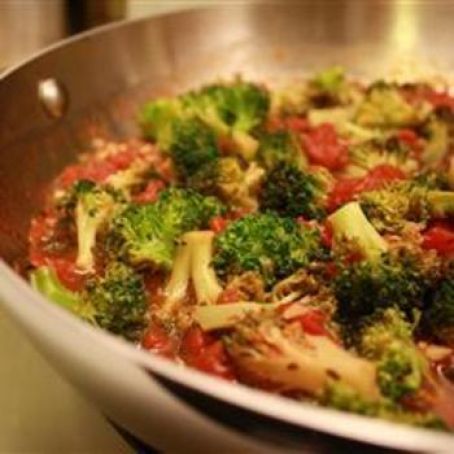 Awesome Broccoli Marinara-Vegan