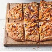 Butternut Squash Flatbread with Cheddar & Pine Nuts