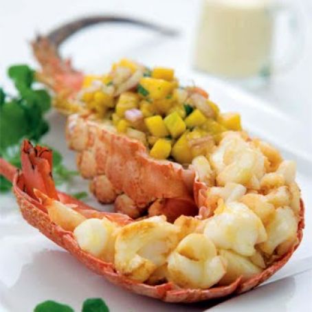 ENSALADA DE LANGOSTA Y MANGO