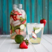 Strawberry, Lime, Cucumber and Mint Water