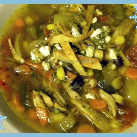 Hearty Chicken Tortilla Soup
