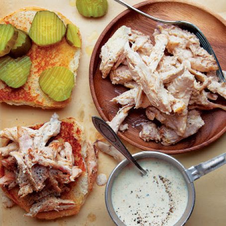 Alabama-Style Chicken Sandwiches with White Sauce