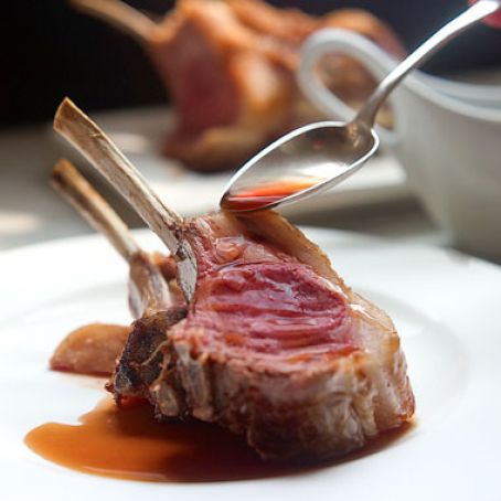 Roast Rack of Lamb with Natural Jus