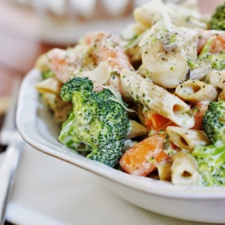 Chicken Penne Alfredo