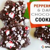 Peppermint-Dark Chocolate Slice and Bake Cookies