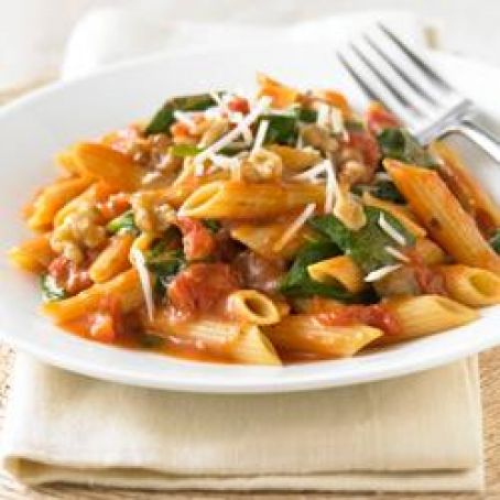 Spinach Walnut Penne