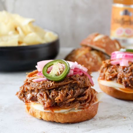 Maple Bourbon Pulled Pork Slider