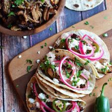 Carnitas Tacos with Chipotle Cream