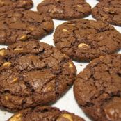Chocolate Coffee Crunch Cookies
