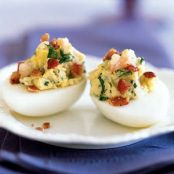 Shrimp-and-Bacon Deviled Eggs