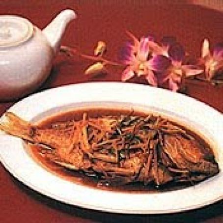 BRAISED WHOLE FISH w/GINGER