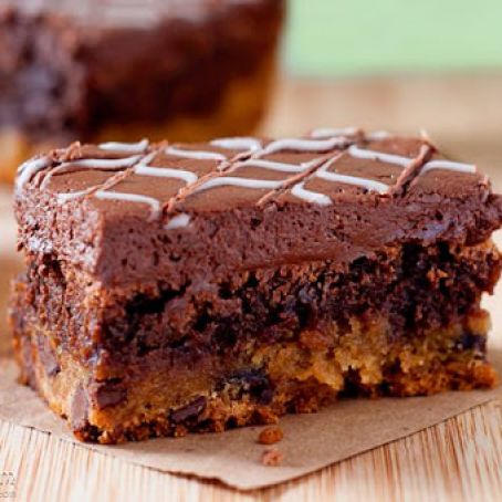 Brookies, Fudgy Chocolate Chip