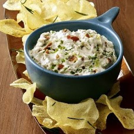 Potato and Bacon Dip, Garlic Roasted