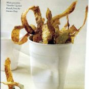 POTATO CRISPS WITH CHIVE SOUR CREAM DIP